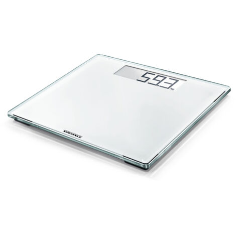Soehnle digitale Personenwaage Style Sense Comfort 100, große, starke und extraflache Personen Digitalwaage, formschöne Waage mit LCD-Anzeige