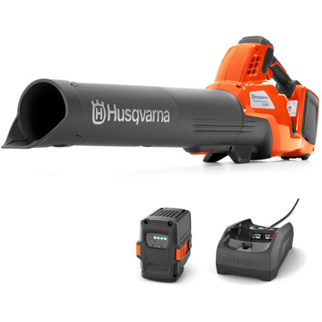 Husqvarna 230iB Akku-Laubbläser Set ✔ 36V Akku und Ladegerät im Lieferumfang enthalten, starker Luftstrom, Boost-Modus und Tempomat ✔ leichter und leiser Gartenbläser