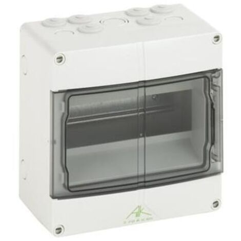 Spelsberg AK 09 Kleinverteiler, Sicherungskasten, Automatengehäuse, Aufputz, 1-reihig, 9 Teilungseinheiten, IP65, für Innenbereiche (1/5)