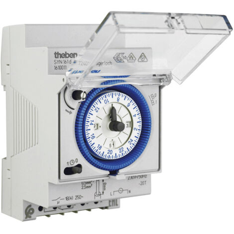 Theben SYN 161d - analoge Zeitschaltuhr mit Synchronmotor und Tagesprogramm (1/6)