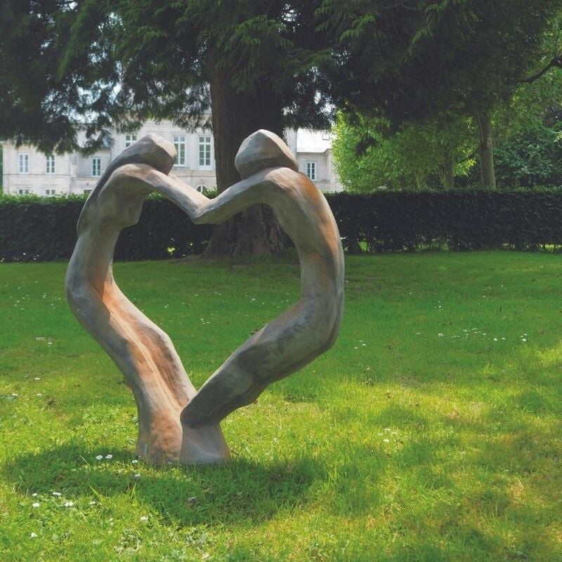 Sculpture de jardin en métal rouillé I Sculpture extérieure d'art pour  jardin I Décoration de jardin -  France