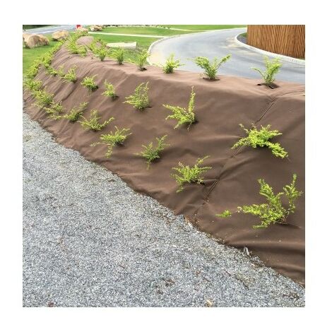 Toile de paillage tissée Polypropylène 1.50m x 5m - Jardin Toile de paillage tissée Polypropylène 1.50m x 5m - Jardin