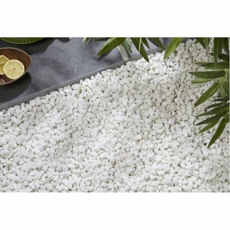 Gravier Marbre Blanc Sac Gravier Marbre Blanc Sac De 25kg De