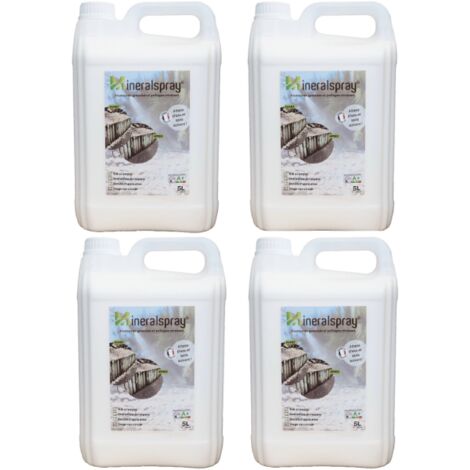 Colle fixation graviers à pulvériser-Lot de 4 Bidons 5 L (64 m²) - Incolore (Lot de 4)