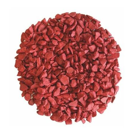 Gravier d coratif color s 4 12 mm Sac de 4 kg Rouge