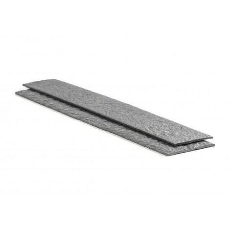 Bordure de jardin droite 1,2 m x 14 cm - Gris