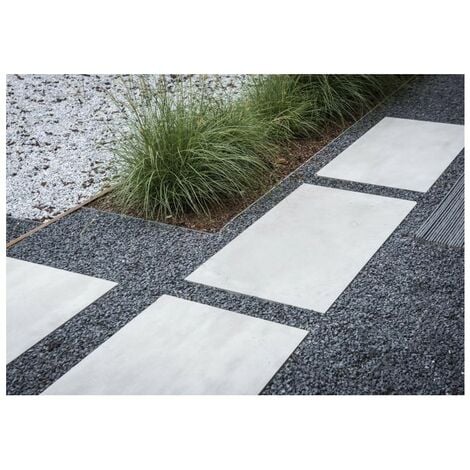 Bordure de jardin droite 1,2 m x 14 cm - Gris