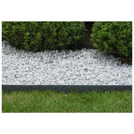 Bordure de jardin droite 1,2 m x 14 cm - Gris