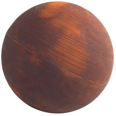 Jardinex – Boule décorative en acier corten 40 cm – Effet rouillé – Résistante aux intempéries – Pour décoration intérieure et extérieure