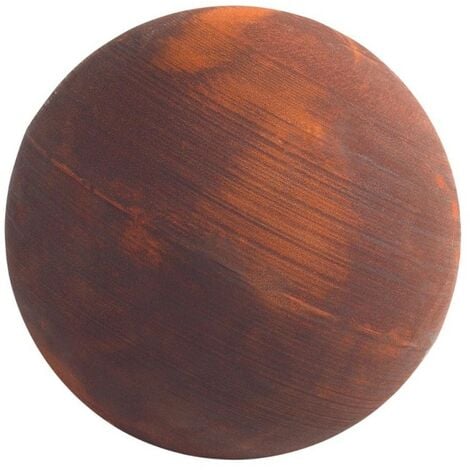Boule rouillée jardin corten - Rouille 50 cm