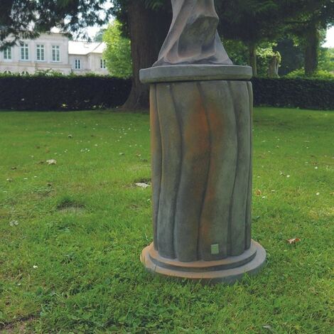 Menhir En Ardoise Noire Pour Jardin - Hauteur 70 à 90 Cm, Poids Environ 40 Kg - Décor Zen, Prêt à Poser