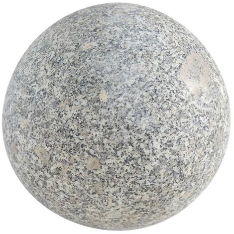 Jardinex – Boule décorative en granit Ø 20 cm – Résistante aux intempéries – Surface polie brillante – Pour massif ou terrasse