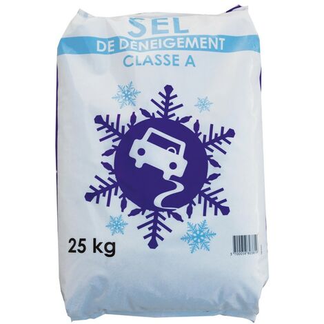 Sel de déneigement classe A - Blanc 25 kg