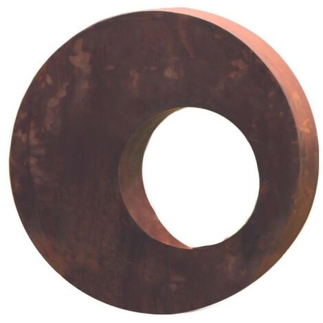 Jardinex – Déco jardin bulle en acier corten 40 cm – Décoration rustique pour photophore – S'oxyde naturellement sans entretien