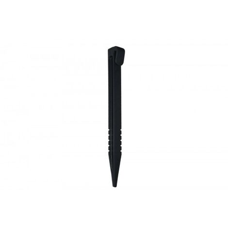 Lot de 12 Piquets pour bordure de jardin plastique ECOFIRST - Noir 26,5 cm