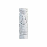 Statue de jardin Tiki Mauri 75 cm - Blanc