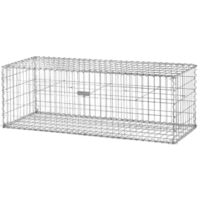 Jardinex – Gabion renforcé 150 x 50 x 50 cm – Acier galvanisé Ø 4,5 mm – Renfort tirants pour murs de soutènement et brise-vue – Charge max 600 kg