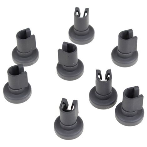 Kit De 8 Roulettes Panier Inferieur Lave Vaisselle Whirlpool Laden