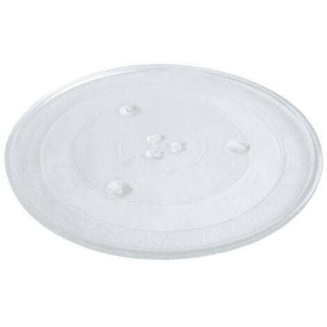 Plateau Tournant Micro-ondes LG 340mm - Verre Origine - Référence 3390W1A029A - Compatible Gril