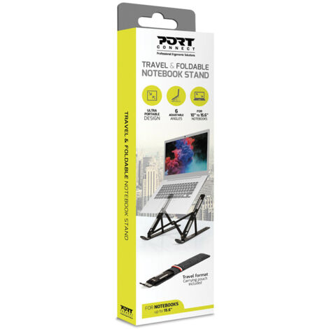 Support de voyage pliable pour ordinateur ou tablette Port Designs 901107