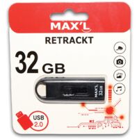 Cle usb retrackt 32gb max'l 2.0 Maxell MAXL854130