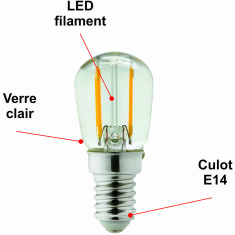 Arcotec ampoule Incandescente - Réfrigérateur et Machine à Coudre