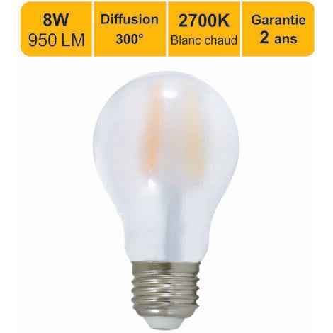 Ampoule LED E27 G45 pour guirlande, blanc 2 700 K
