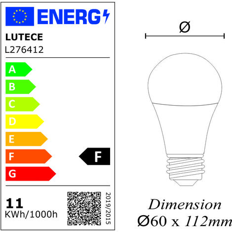 [JAMAIS UTILISÉ] Lot de 10 ampoules LED 11,1W (équiv. 75W) E27 1055lm 6500K - garantie 5 ans