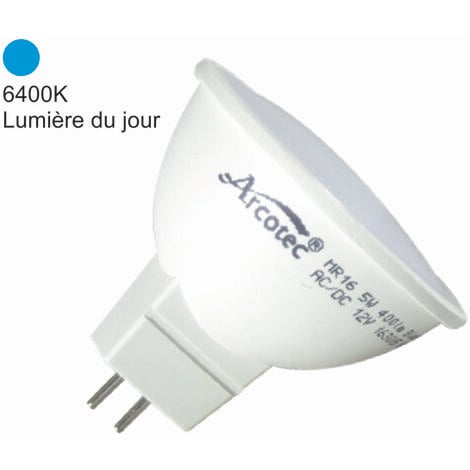 Noxion Spot LED GU5.3 MR16 4.4W 345lm 12V 36D - 830 Blanc Chaud