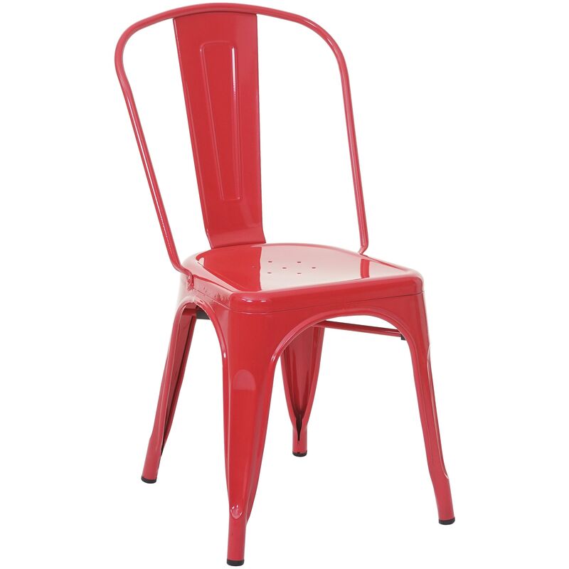 Galette de chaise anti-taches à rabats Poppies rouge en 2023