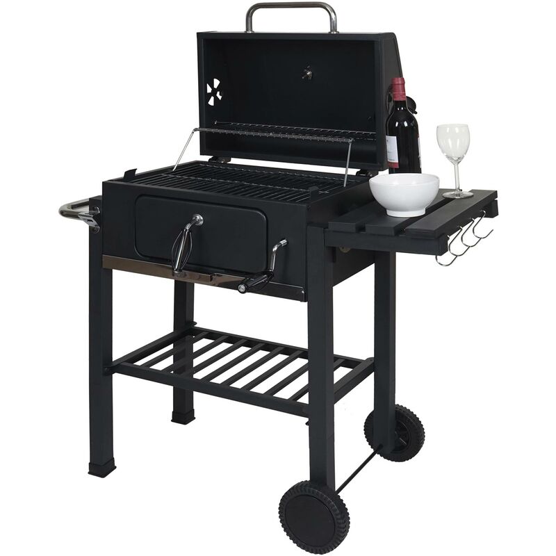 Chariot de barbecue HHG-862, barbecue au charbon de bois Barbecue
