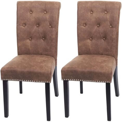 Yaheetech Chaises de Salle à Manger Lot de 2 Haut Dossier Design Yaheetech Chaises de Salle à Manger Lot de 2 Haut Dossier Design