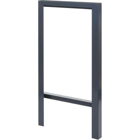 [JAMAIS UTILISÉ] Arceau à vélo HHG-305 Arceau à vélo revêtement en poudre extérieur 115x60x6cm, anthracite (1/5)