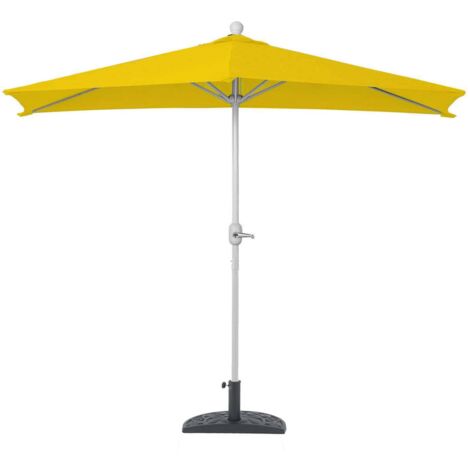 Parasol Demi-circulaire Mendler Parla Pour Balcon - 270 Cm, UV 50+, Polyester, Alu, 3 Kg, Sans Pied