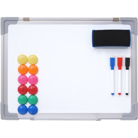 [JAMAIS UTILISÉ] Tableau blanc HHG-831, magnétique, accessoires inclus, 40x30cm (1/5)