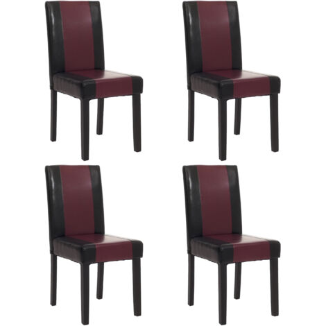 Housse De Siège Camion Noir Et Rouge - Simili Cuir Confortable Avec Poches - Universal Pour Siège Standard