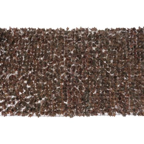 [JAMAIS UTILISÉ] Pare-vue de balcon N77, pare-vue pare-vent, 500x150cm érable brun