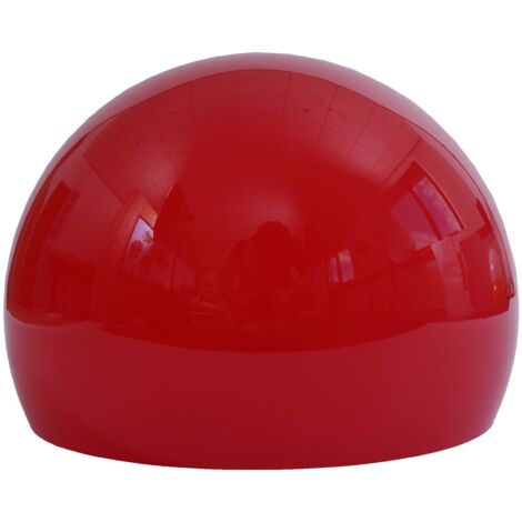 Abat-jour HHG-106 pour lampe à arc et suspension, abat-jour de rechange, Ø 40cm, plastique, rouge