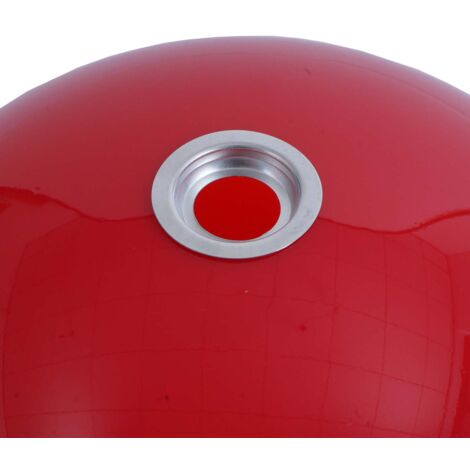 Abat-jour HHG-106 pour lampe à arc et suspension, abat-jour de rechange, Ø 40cm, plastique, rouge