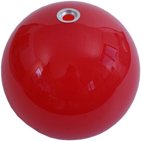 Abat-jour HHG-106 pour lampe à arc et suspension, abat-jour de rechange, Ø 40cm, plastique, rouge