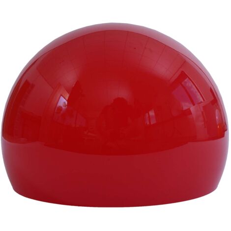 Abat-jour HHG-106 pour lampe à arc et suspension, abat-jour de rechange, Ø 40cm, plastique, rouge