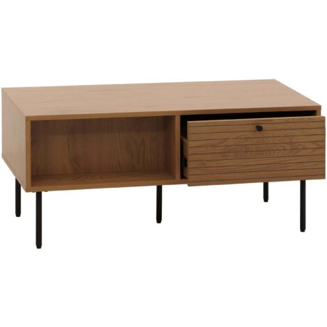 Table basse HHG-281, table de salon table basse, style scandinave métal ...