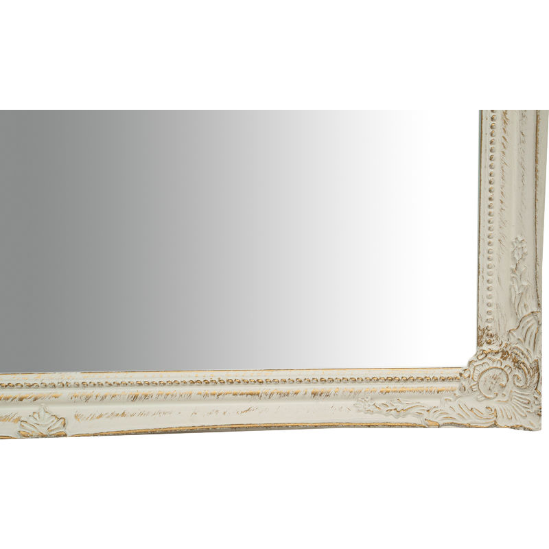 Spiegel Wandspiegel und vertikale/horizontale L60xPR3xH90 cm antikweiß