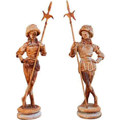 Gusseiserne Meerjungfrau Statue (22 Cm) – Vintage-Deko Für Haus & Garten In Rost-Optik, Maritim & Wetterbeständig
