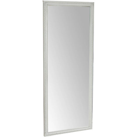 Wandspiegel lang vertikal/horizontal Badezimmerspiegel für Make-up  Schlafzimmerspiegel Weißer Spiegel Hängespiegel