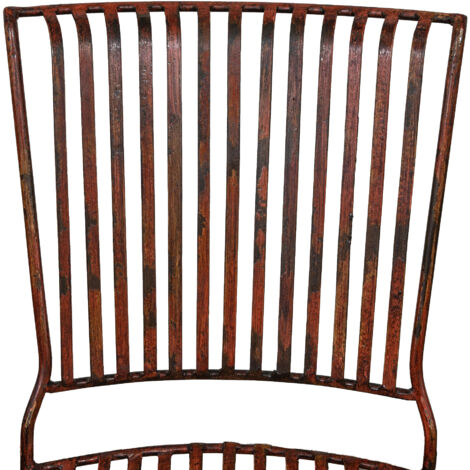 Schmiedeeiserner Stuhl 85x40x50 cm Antike Eisenstühle Garten und