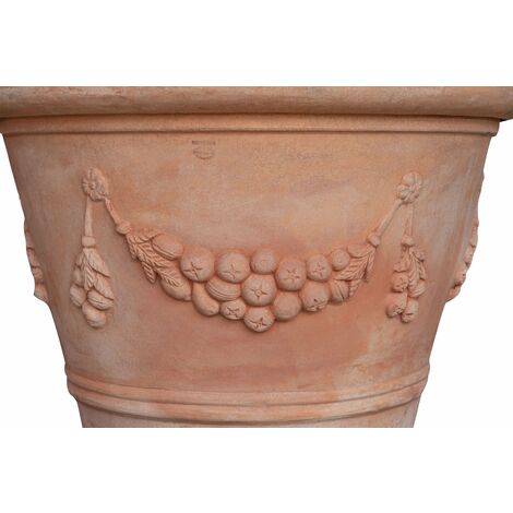 TerrakottaTopf für Pflanzen 115x80 cm, großer OutdoorTopf