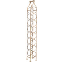 Weinglashalter Schmiedeeiserner Flaschenhalter Weinkeller 106x15 cm Ausstellungsstand Bodenweinregal für 8 Flaschen Weinladen