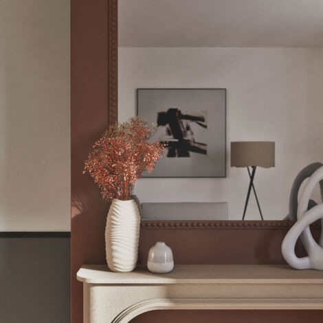 Moulure murale décorative en bois BOUTONS - 1 x 3,2 x 100 cm - Brut sans peinture - Cimaise - Plinthe - Baguette d'ornement