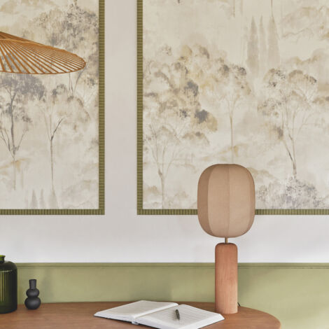 Moulure murale décorative en bois FLUTE CONCAVE- 1 x 3 x 100 cm - Brut sans peinture - Cimaise - Plinthe - Baguette d'ornement